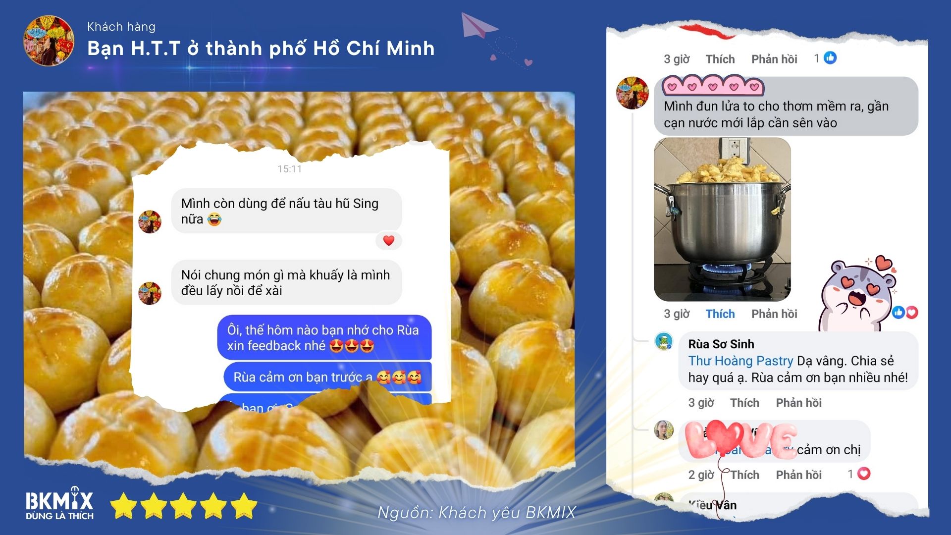 Nồi sên nhân BKMIX khởi nghiệp cùng bạn H.T.T ở Q. 9, TP. Hồ Chí Minh