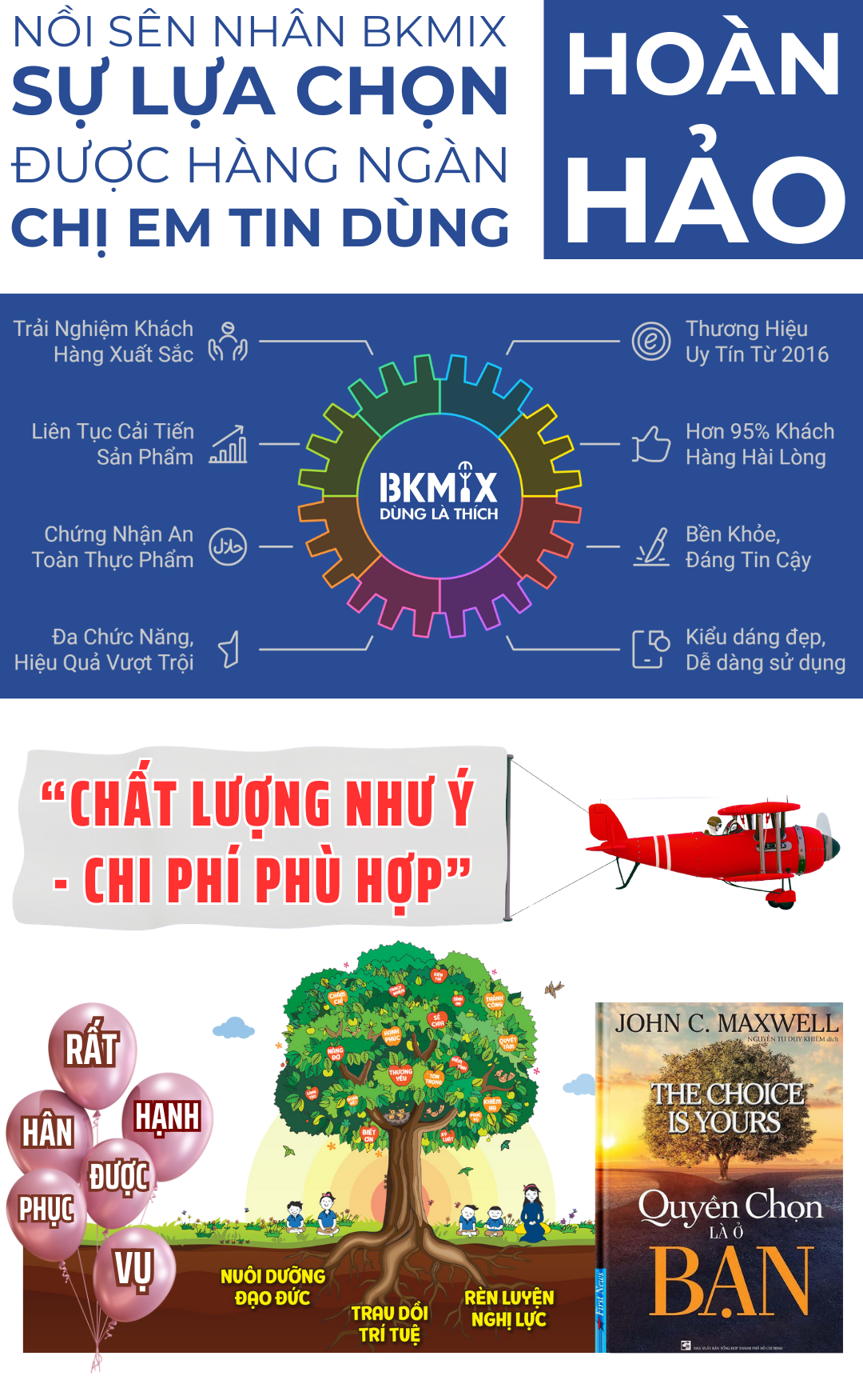 BKMIX - Sự lựa chọn Hoàn hảo được Hàng ngàn chị em tin dùng