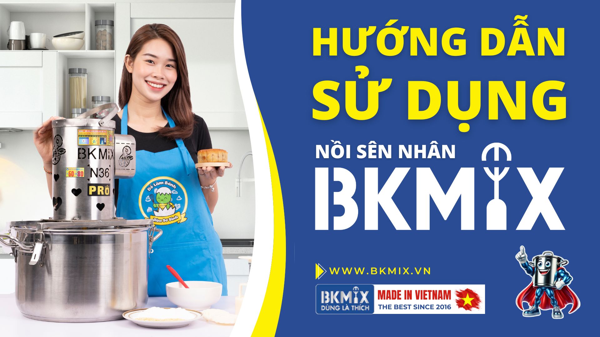 Hướng dẫn sử dụng Nồi sên nhân đa năng BKMIX