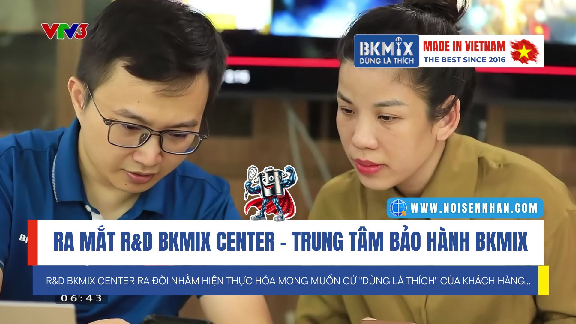 Ra mắt R&D BKMIX Center - Trung tâm Bảo hành, Nghiên cứu và Phát triển sản phẩm Nồi sên nhân BKMIX