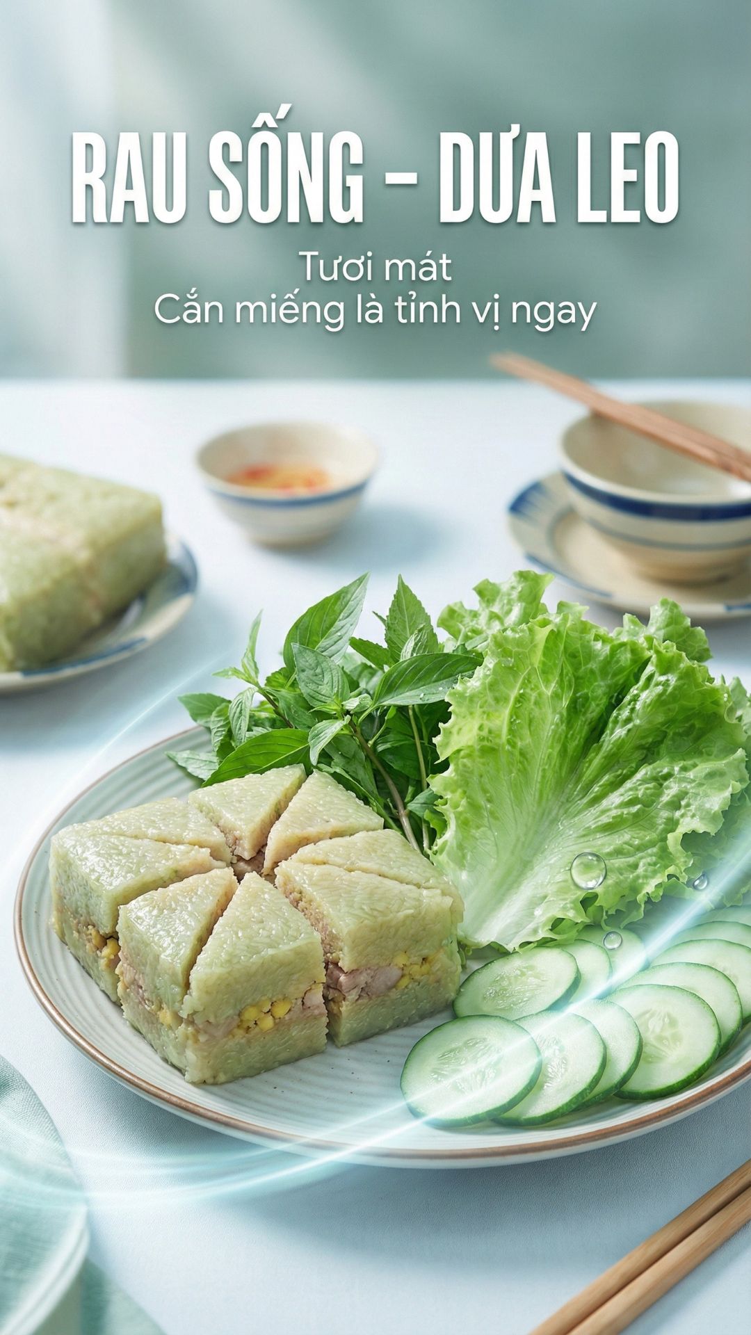 Rau sống v&agrave; dưa leo &ndash; Reset vị gi&aacute;c tự nhi&ecirc;n