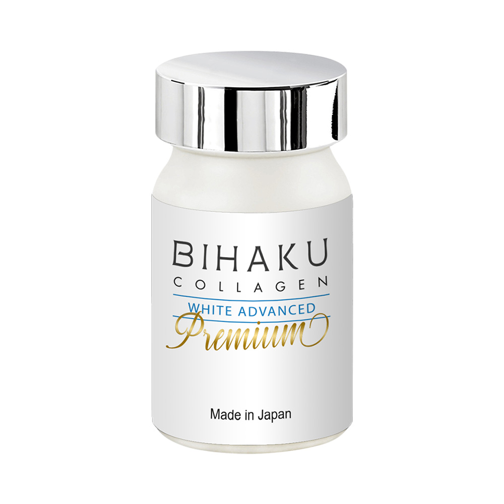 Review viên uống trắng da Bihaku Collagen White Advanced Premium có tốt không mua ở đâu giá bao nhiêu