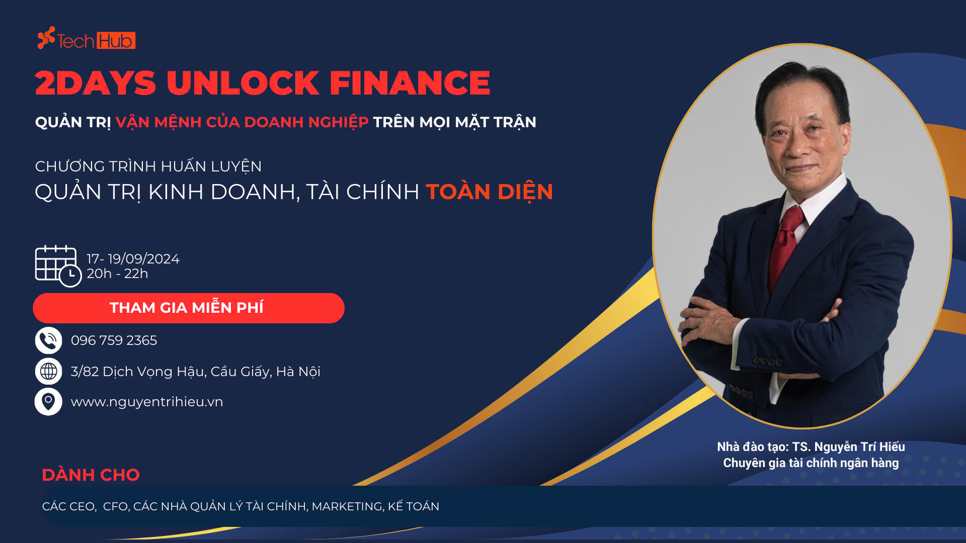 HỘI THẢO MIỄN PHÍ  2DAYS UNLOCK FINANCE