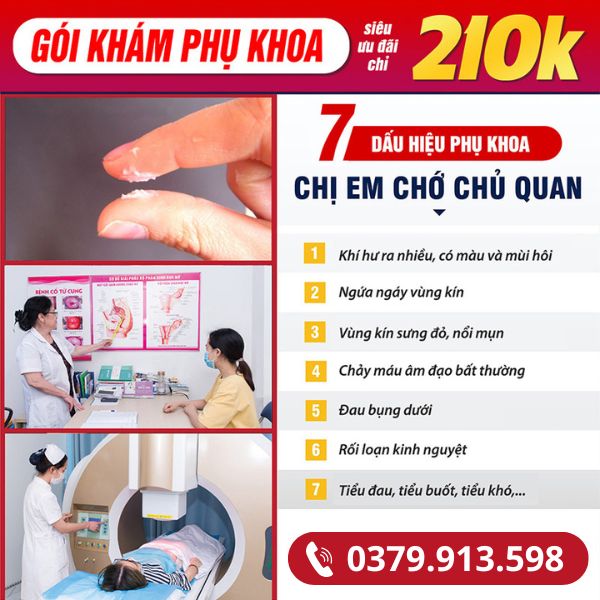 Gói khám phụ khoa tổng quát ở Đà nẵng