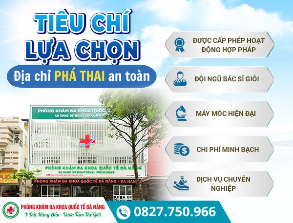 Tiêu chí chọn địa chỉ phá thai