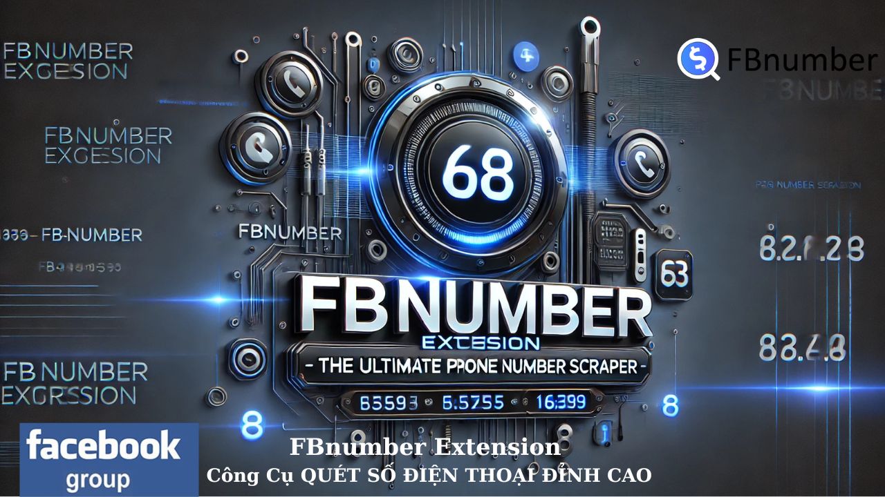 FBnumber Extension – Công Cụ QUÉT SỐ ĐIỆN THOẠI ĐỈNH CAO