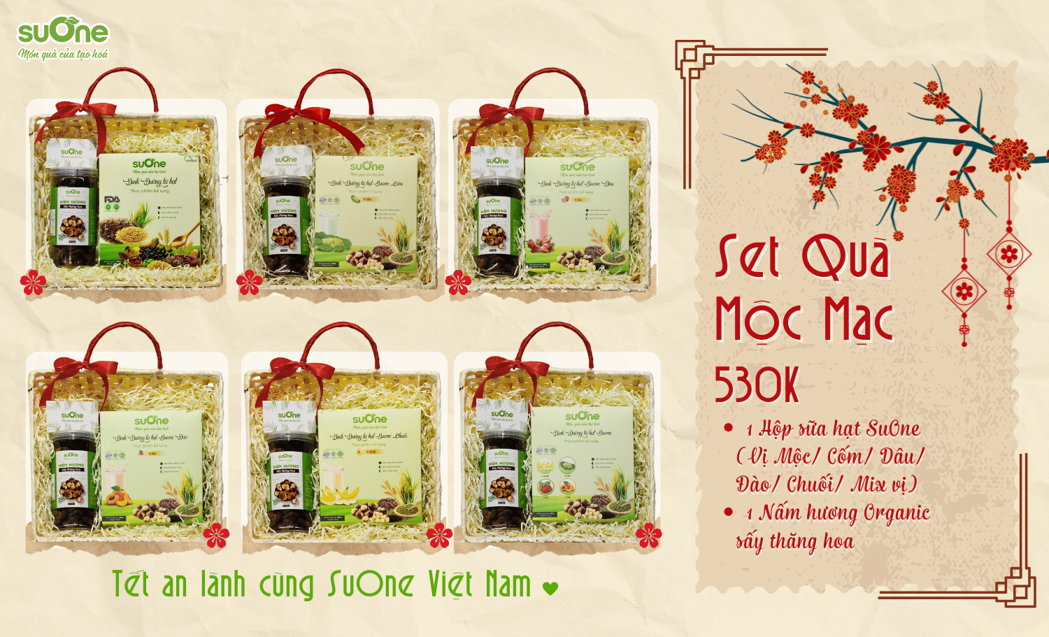 Set quà Tết Mộc Mạc 530