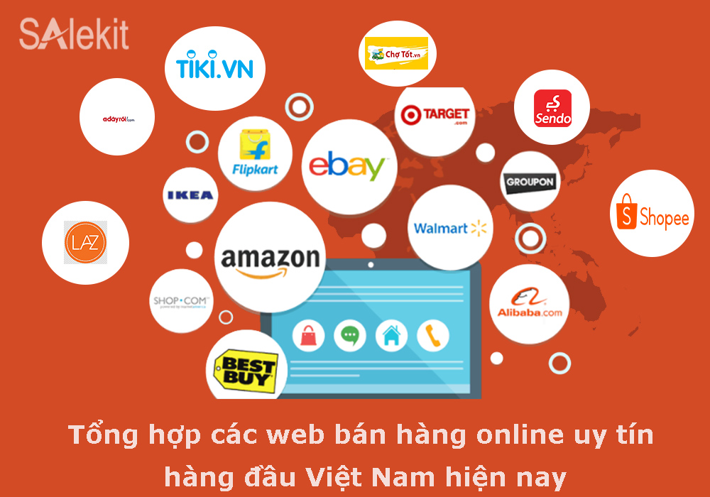 Tổng hợp các web bán hàng online uy tín hàng đầu Việt Nam hiện nay