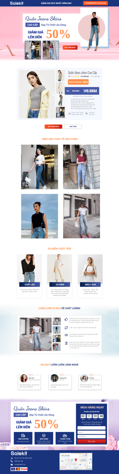 landingpage Quần jeans nữ 